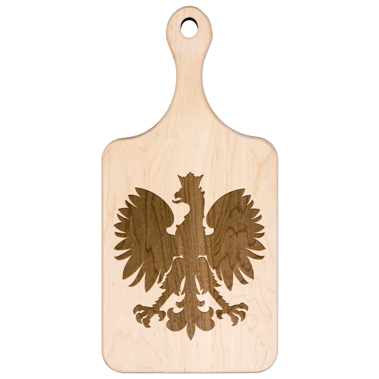 Polish Eagle Hardwood Paddle Cutting Board Kitchenware teelaunch