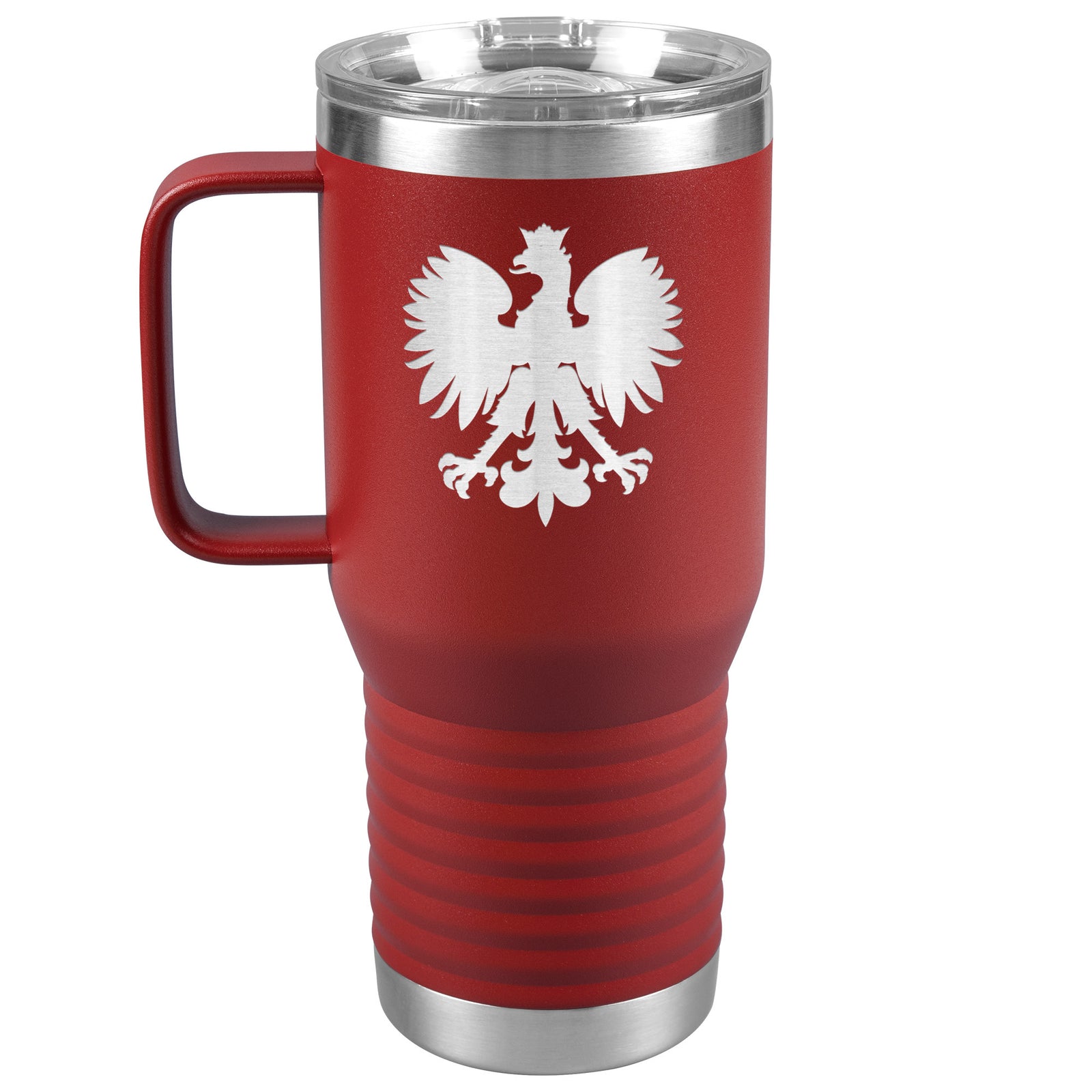 Polish Eagle Travel Tumbler Tumblers teelaunch Red