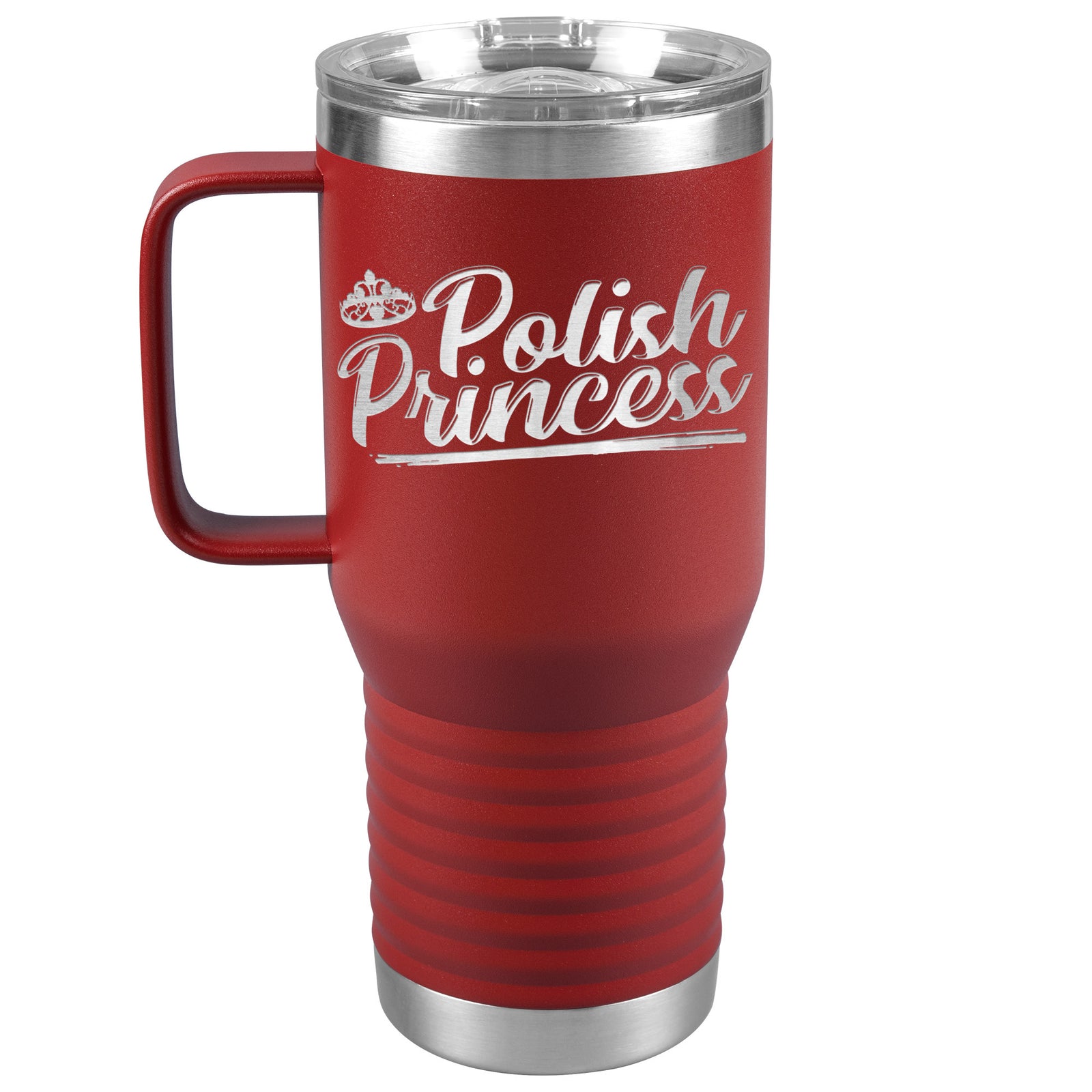 Polish Princess Travel Tumbler Tumblers teelaunch Red