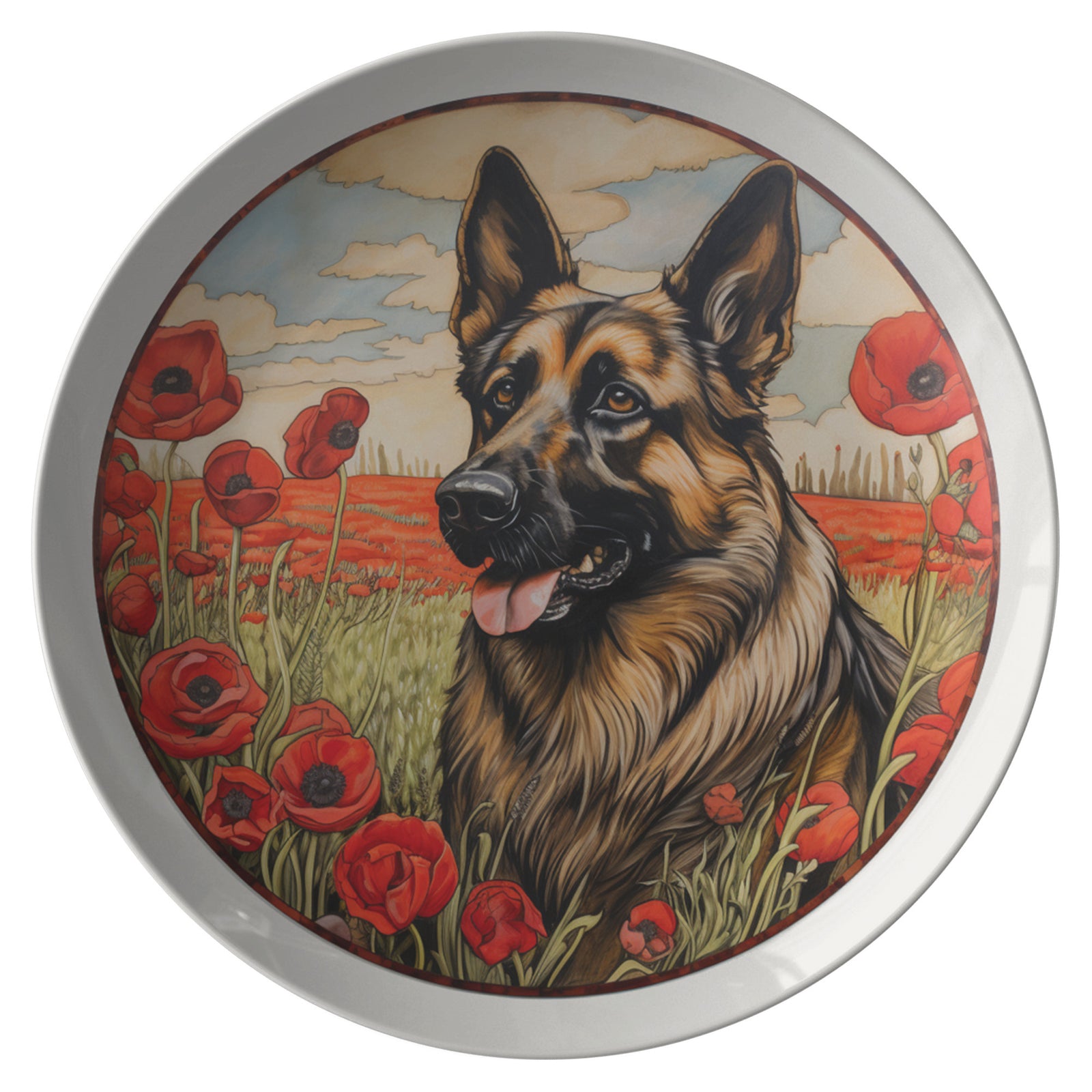 Polish Tatra Shepherd Dog Plate Kitchenware teelaunch