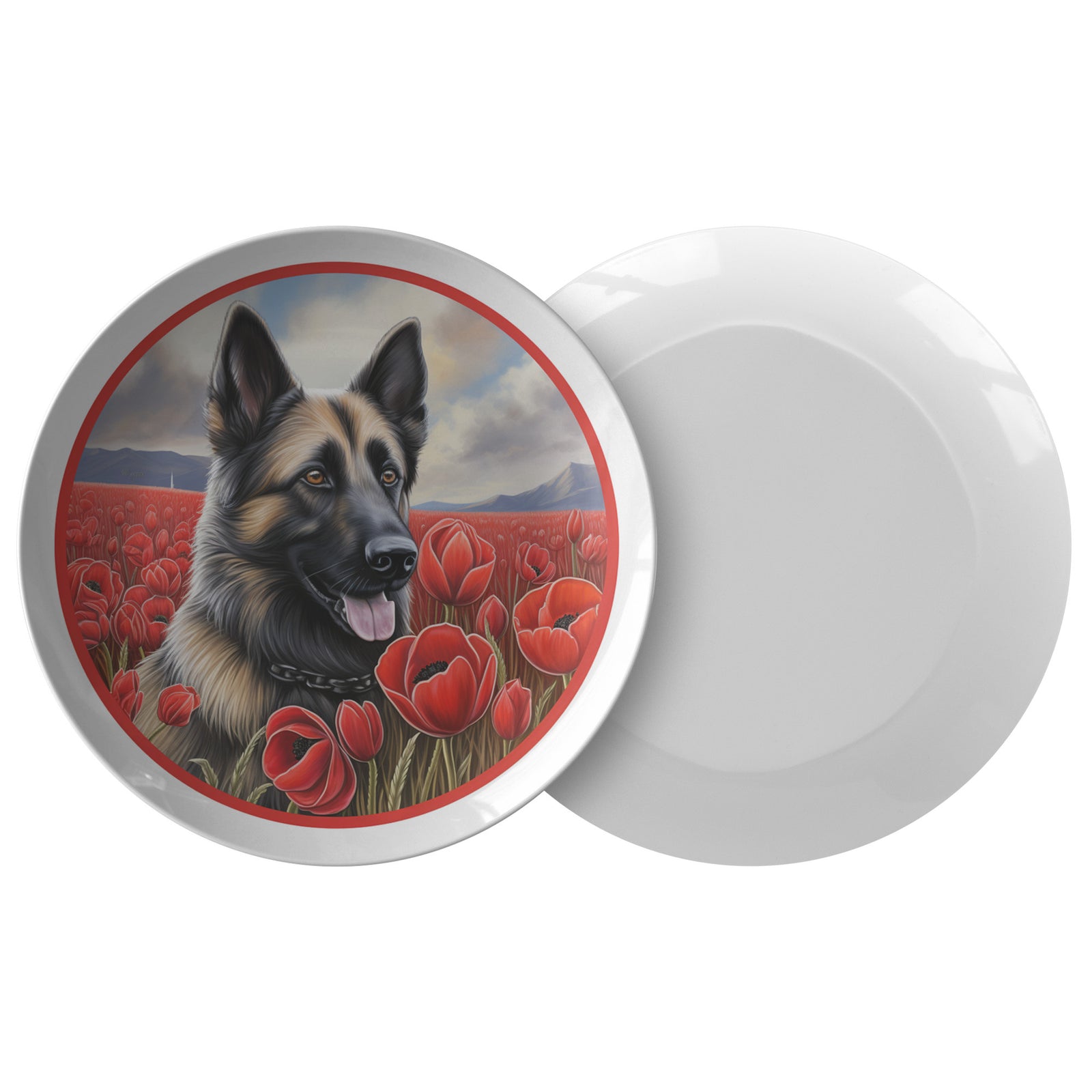 Tatra Shepherd Dog Plate Kitchenware teelaunch Single