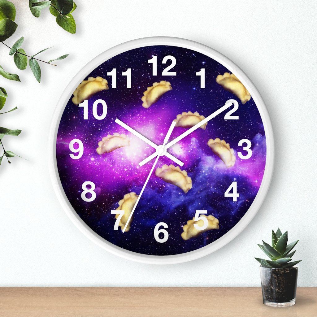 Pierogi Wall Clock Home Decor Printify