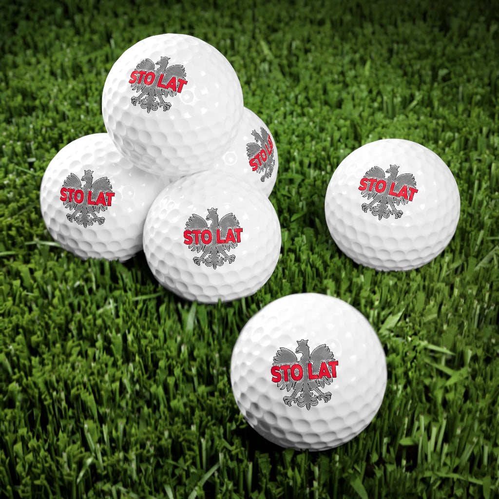 Sto Lat Golf Balls, 6pcs Accessories Printify