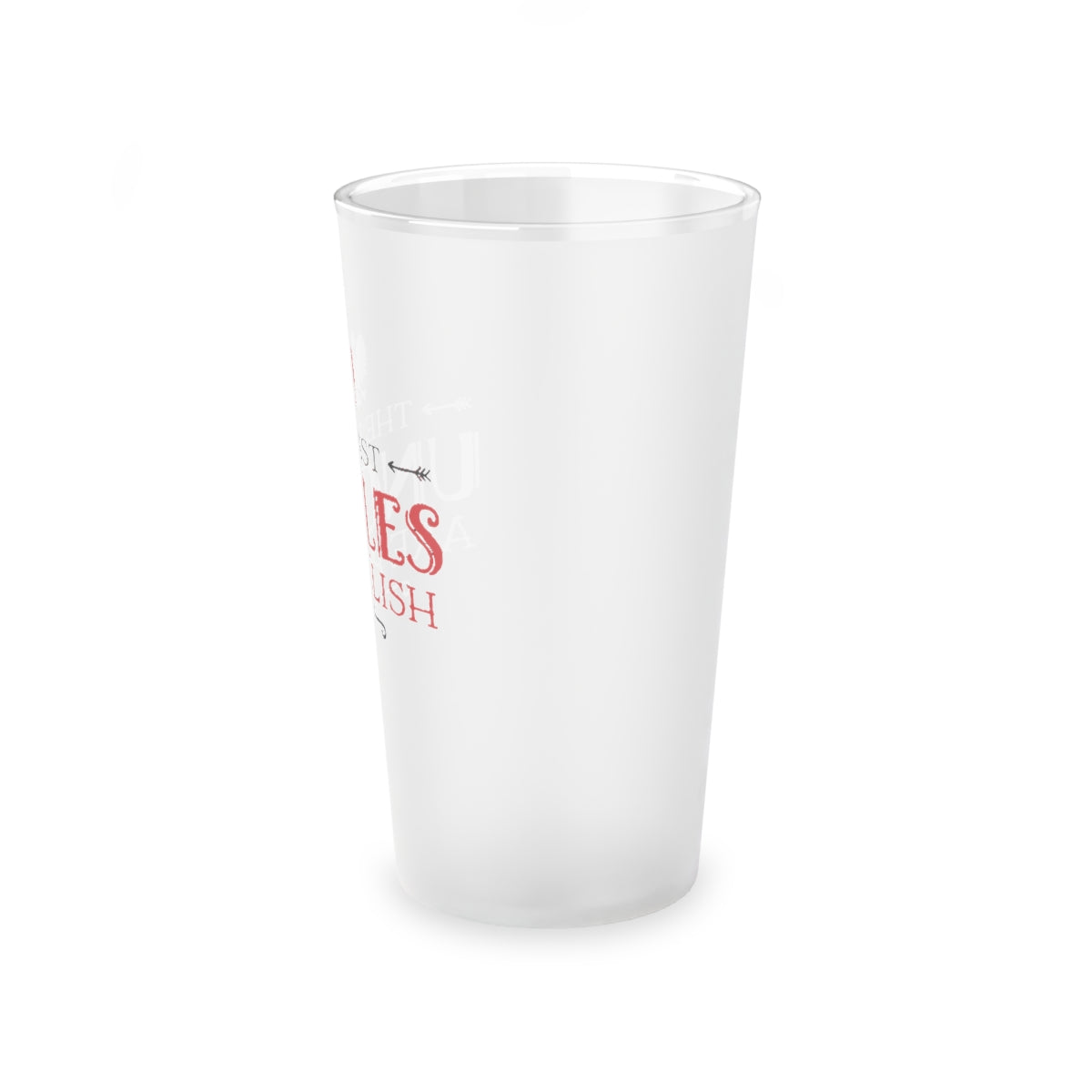 Polish Uncles Frosted Pint Glass, 16oz Mug Printify