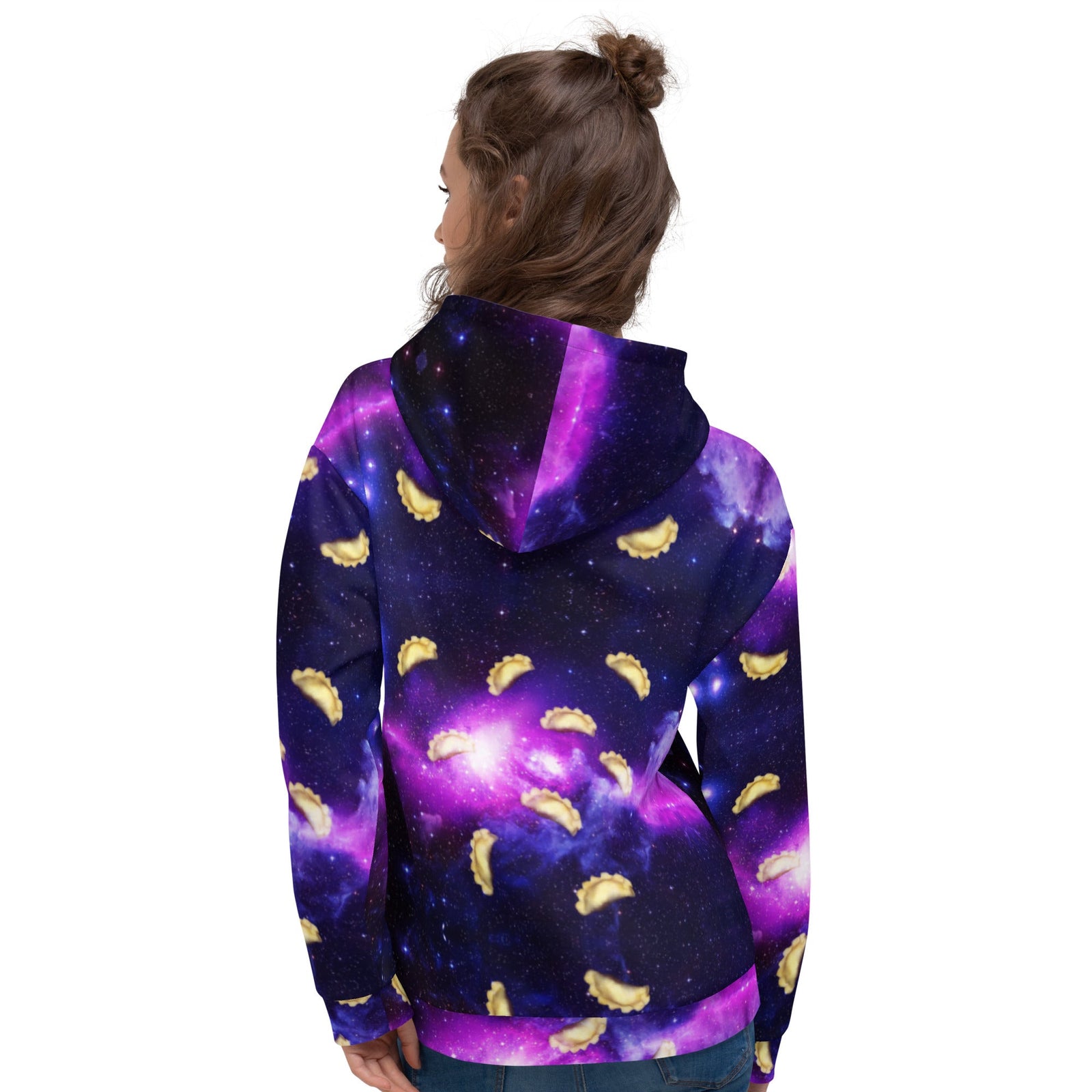 Pierogi In Space All Over Print Unisex Hoodie  Polish Shirt Store