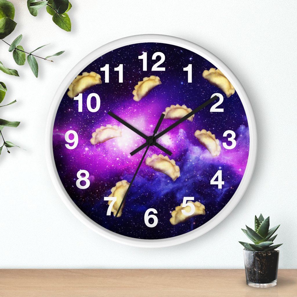 Pierogi Wall Clock Home Decor Printify