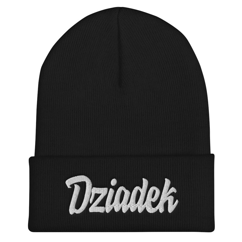 Dziadek Cuffed Beanie  Polish Shirt Store Black