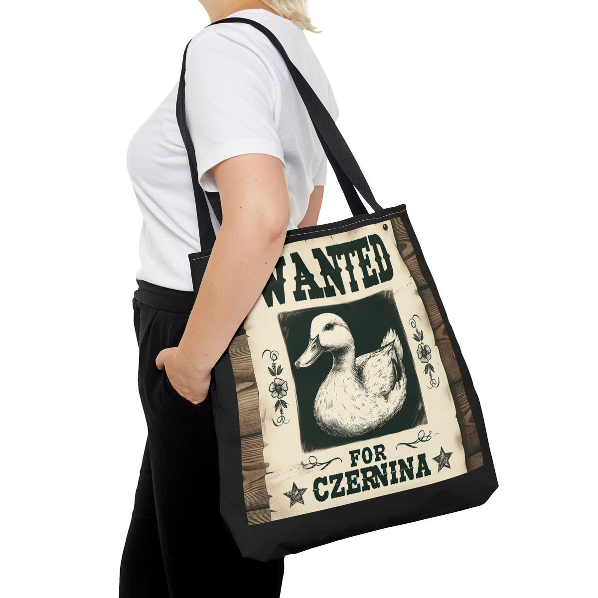 Funny Wanted Duck For Czernina Tote Bag