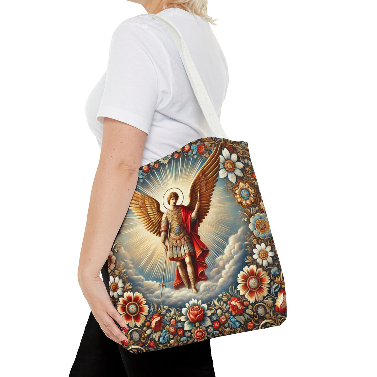 Archangel Michael Heavens Gate Biblical Tote Bag