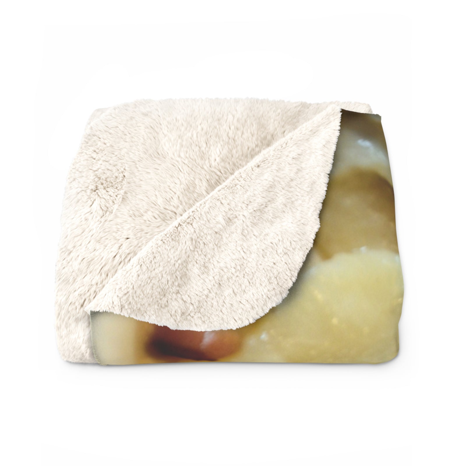Plate of Pierogi Sherpa Fleece Blanket