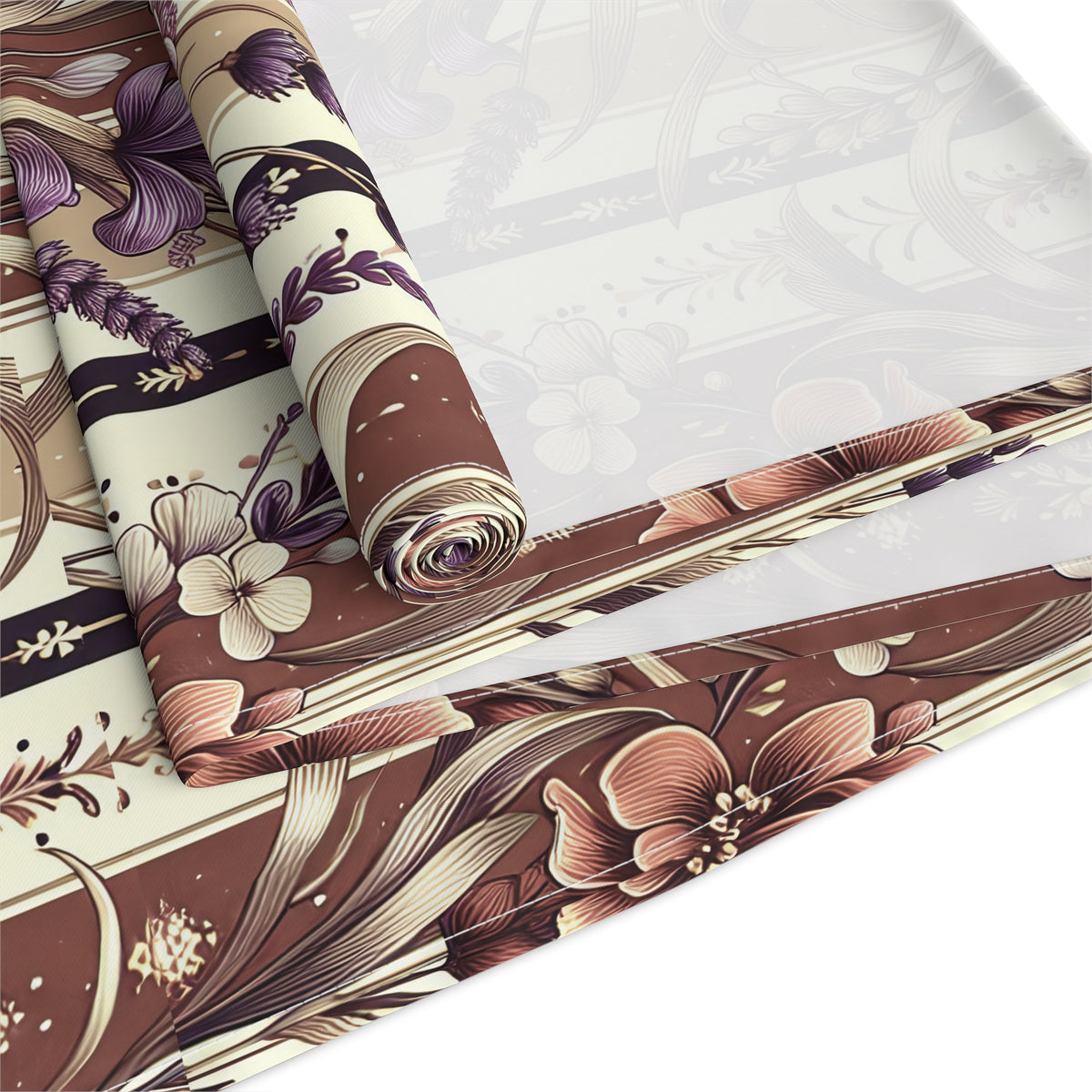 Elegant Floral Table Runner