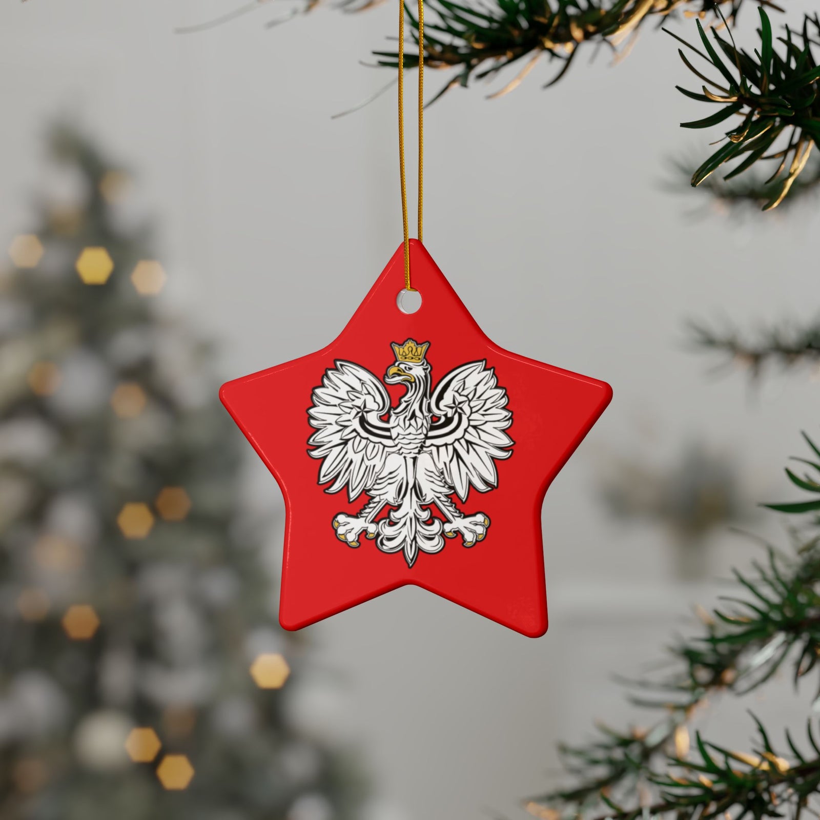 Polish Eagle Ceramic Ornaments