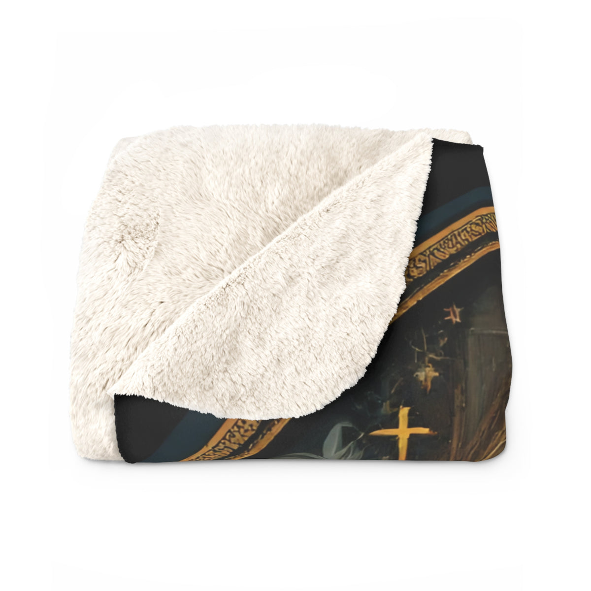 Religious Sherpa Fleece Blanket