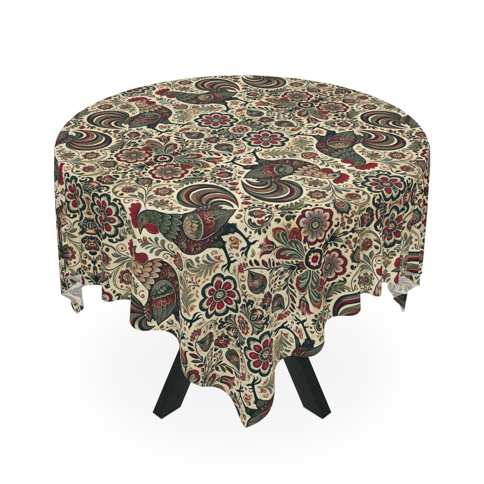 Farmhouse Rooster Tablecloth