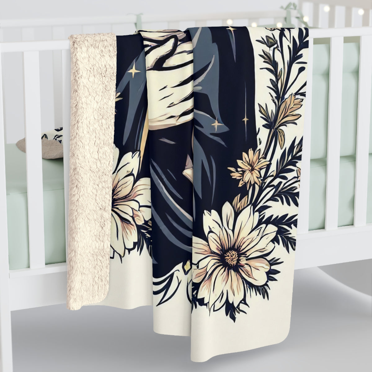 Mary &amp; Child Sherpa Fleece Blanket