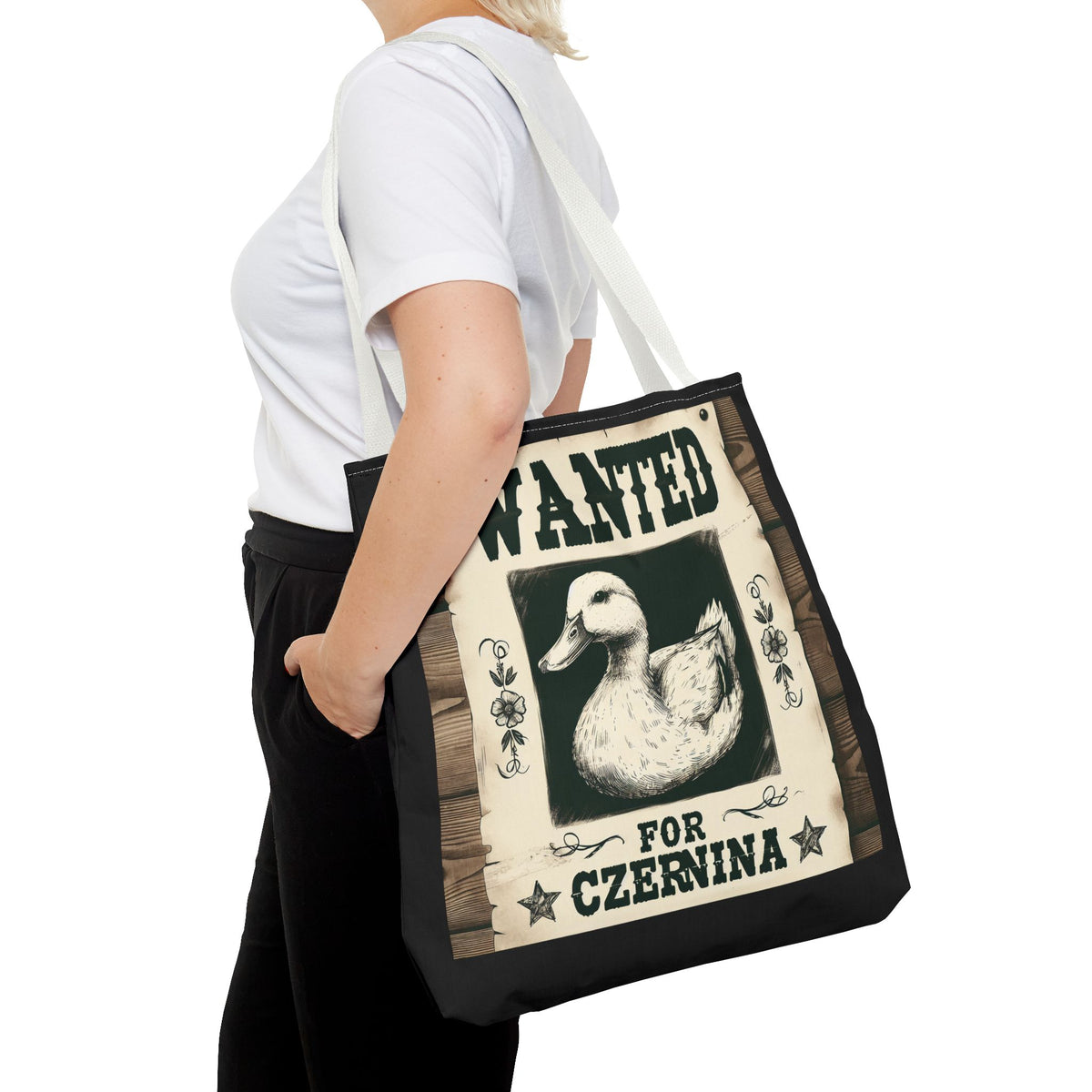 Funny Wanted Duck For Czernina Tote Bag