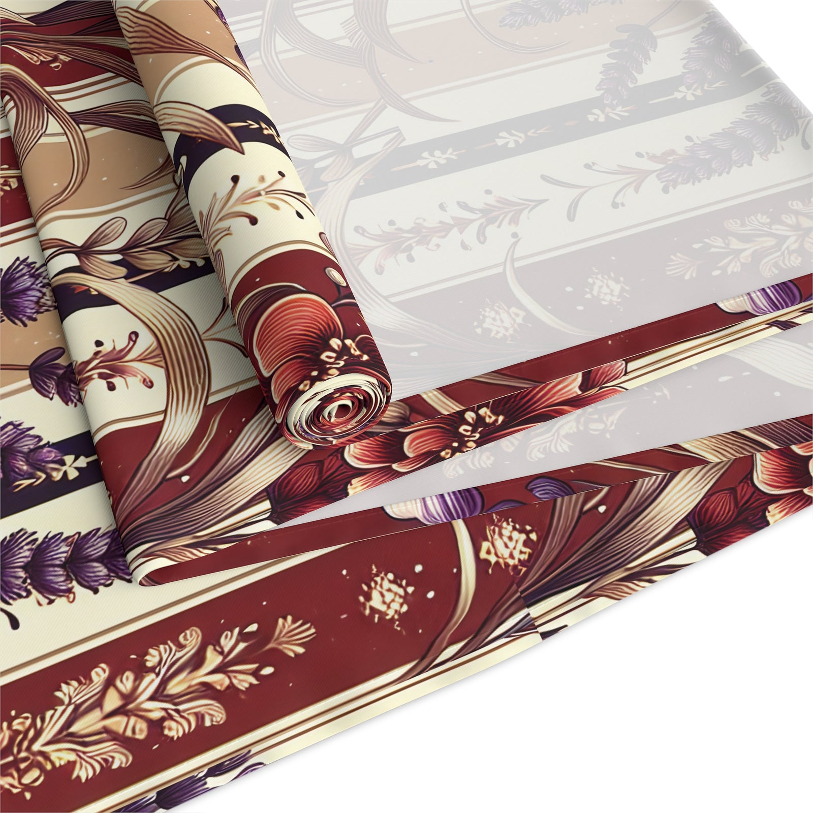 Elegant Floral Table Runner