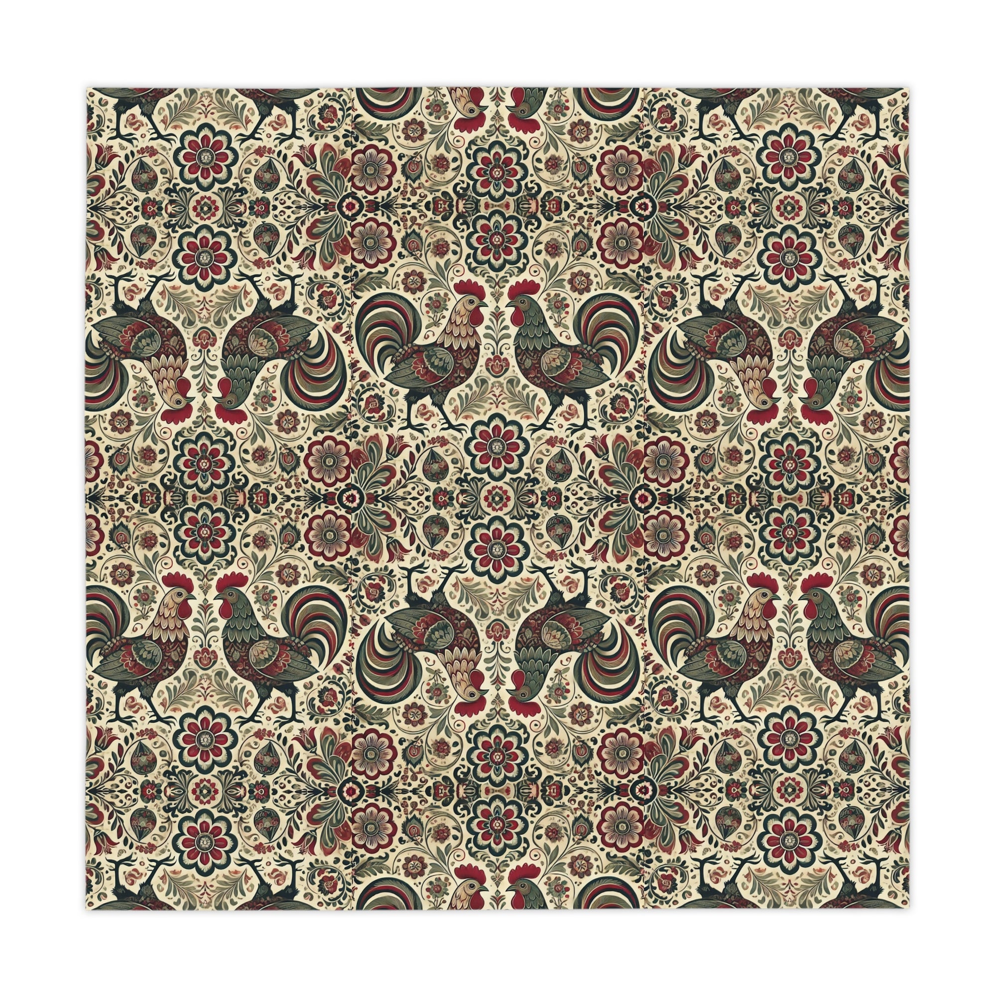 Farmhouse Rooster Tablecloth