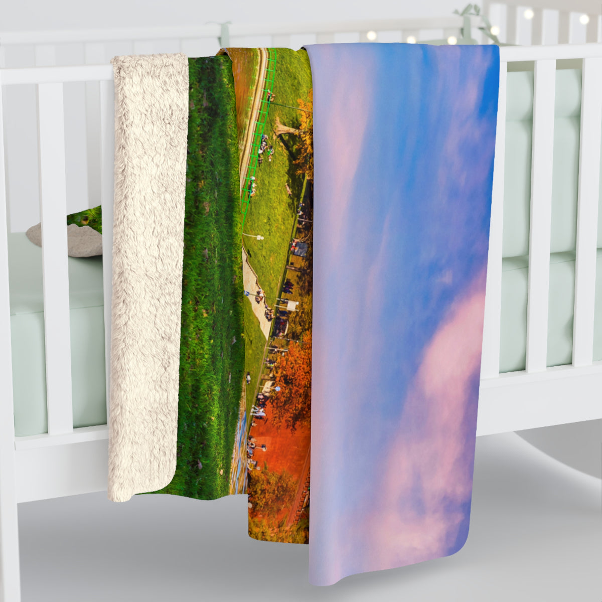 Wawel Castle Sherpa Fleece Blanket