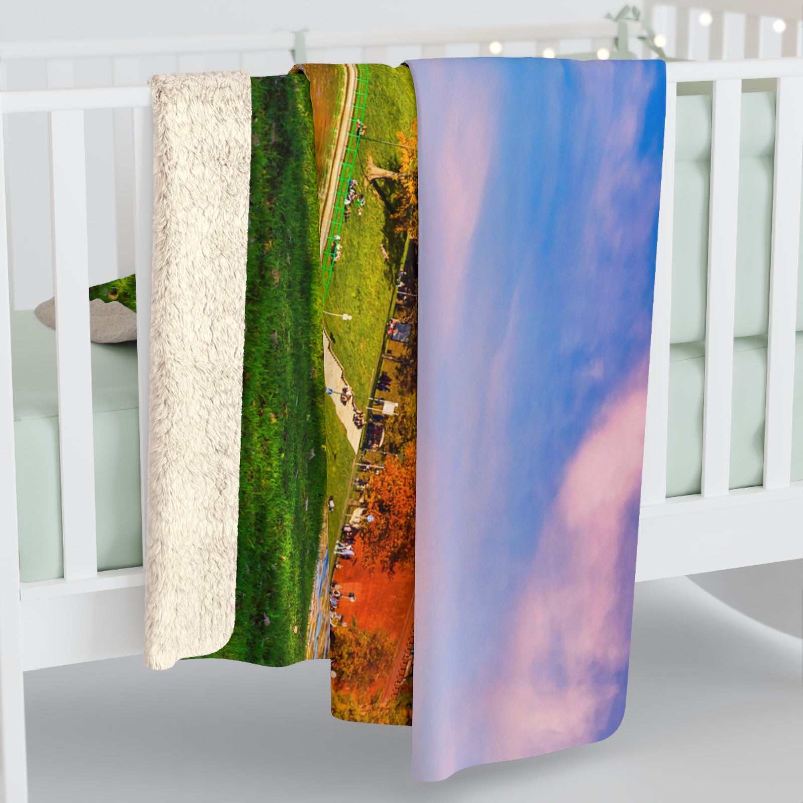 Wawel Castle Sherpa Fleece Blanket