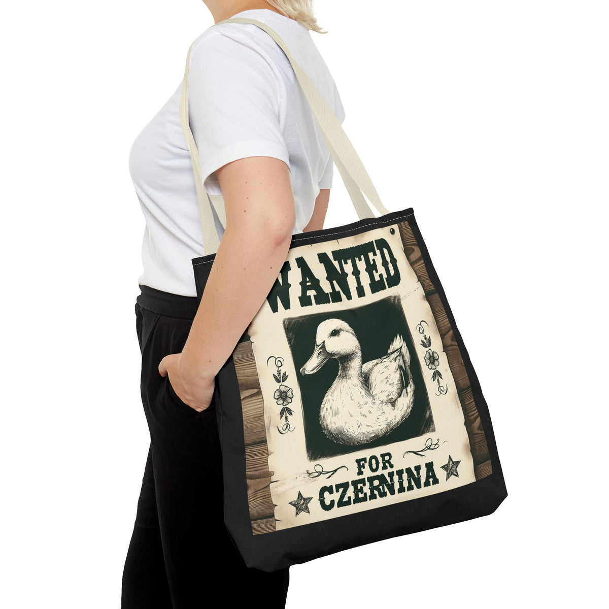 Funny Wanted Duck For Czernina Tote Bag
