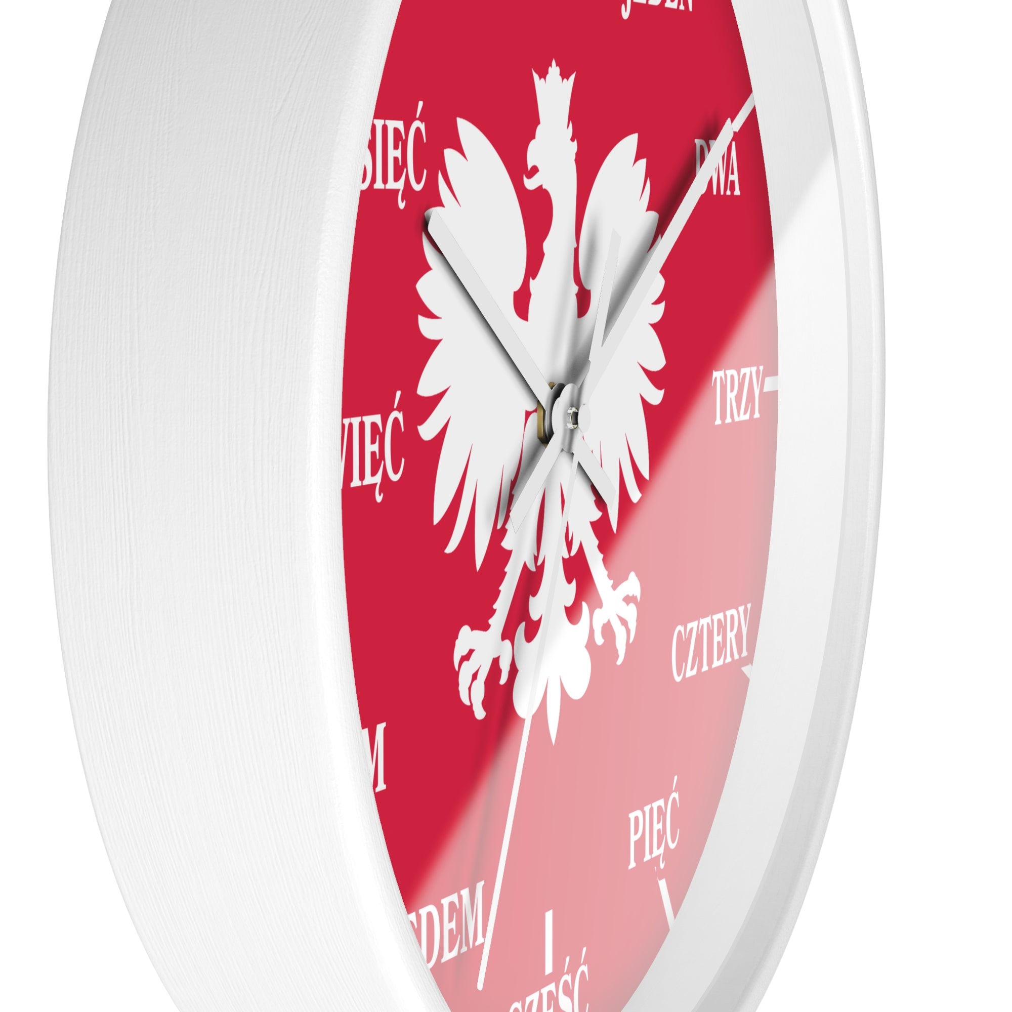 Polish Numbers Wall Clock