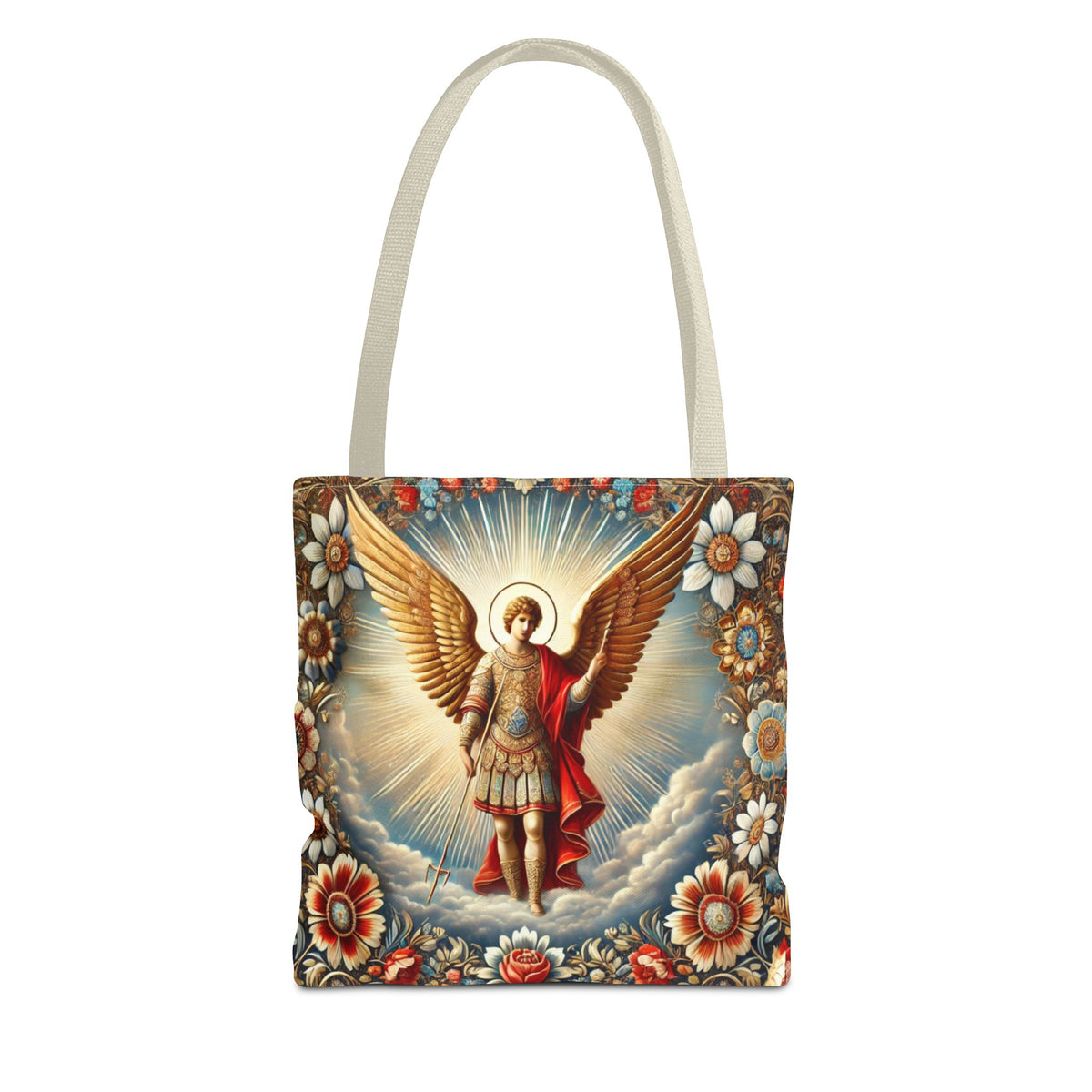 Archangel Michael Heavens Gate Biblical Tote Bag