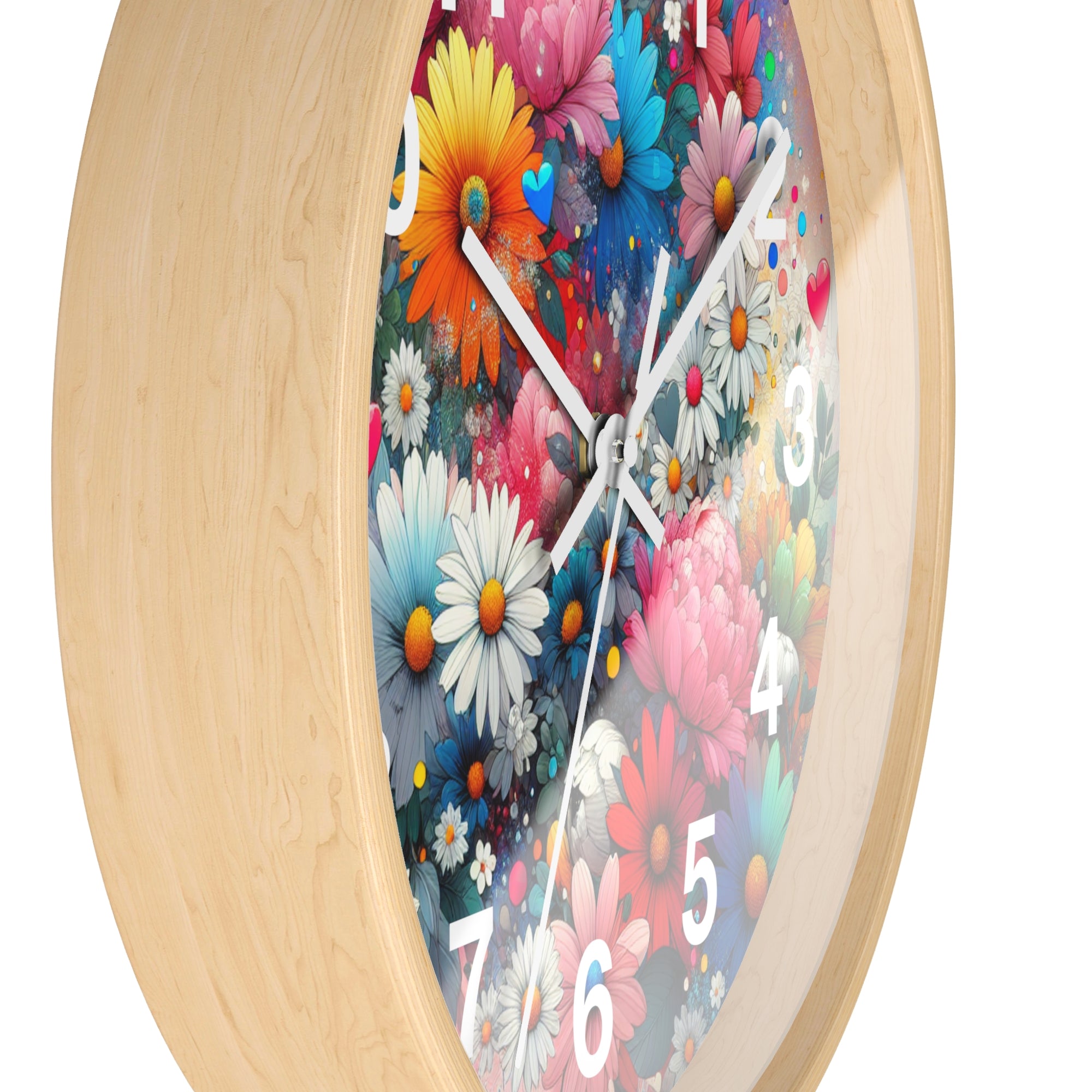 Blooming Floral Wall Clock