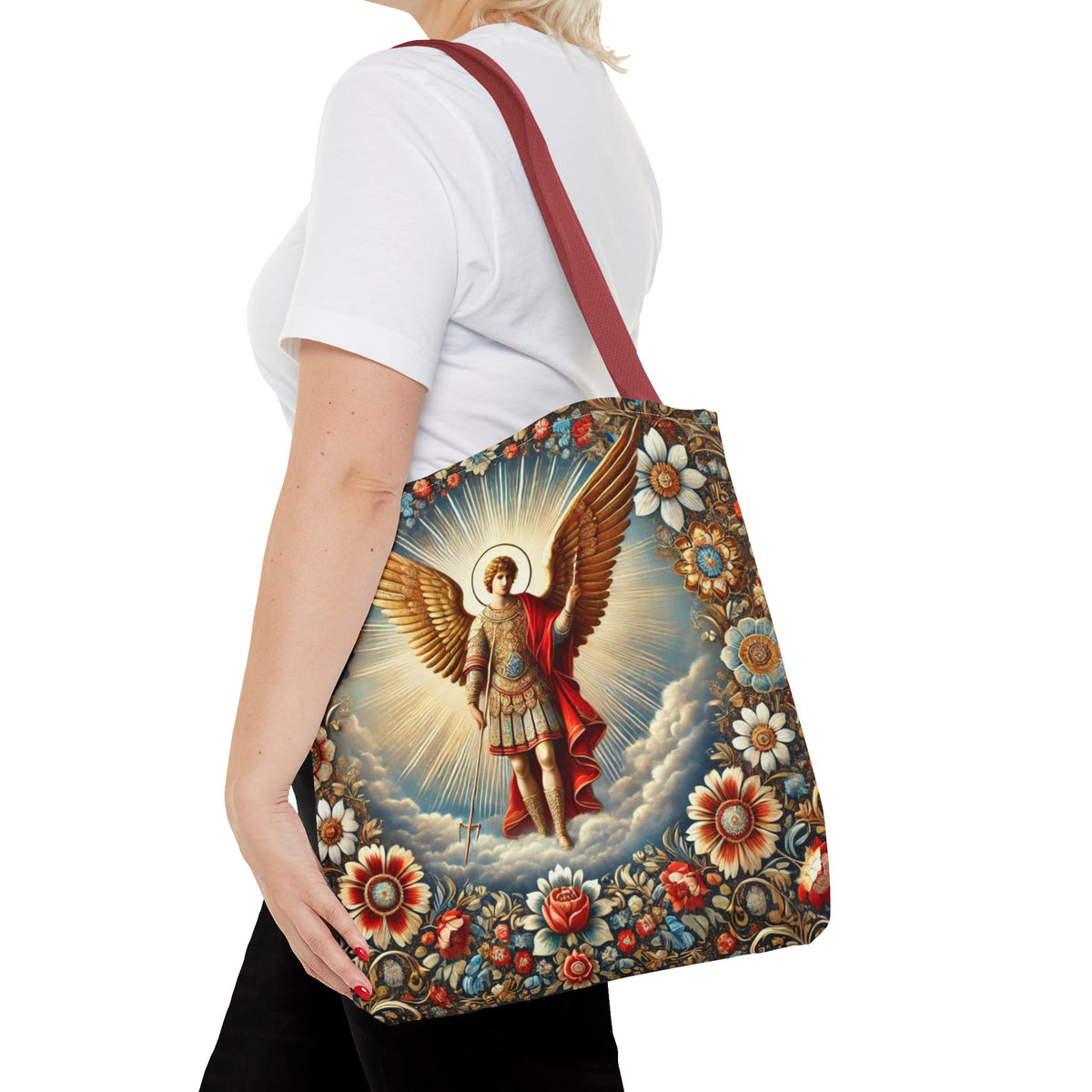 Archangel Michael Heavens Gate Biblical Tote Bag