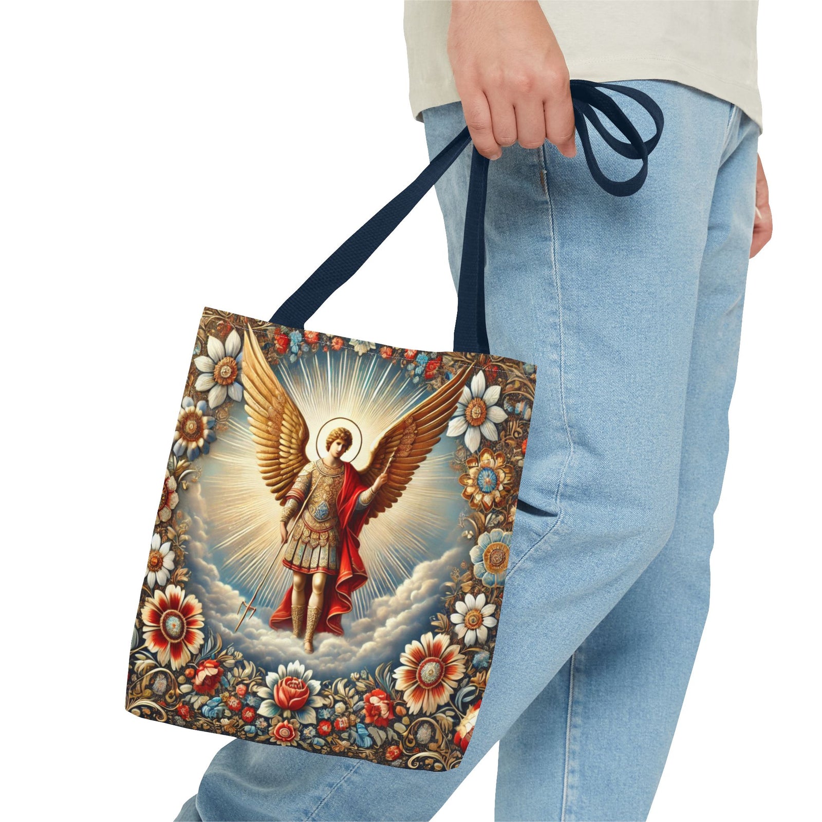 Archangel Michael Heavens Gate Biblical Tote Bag