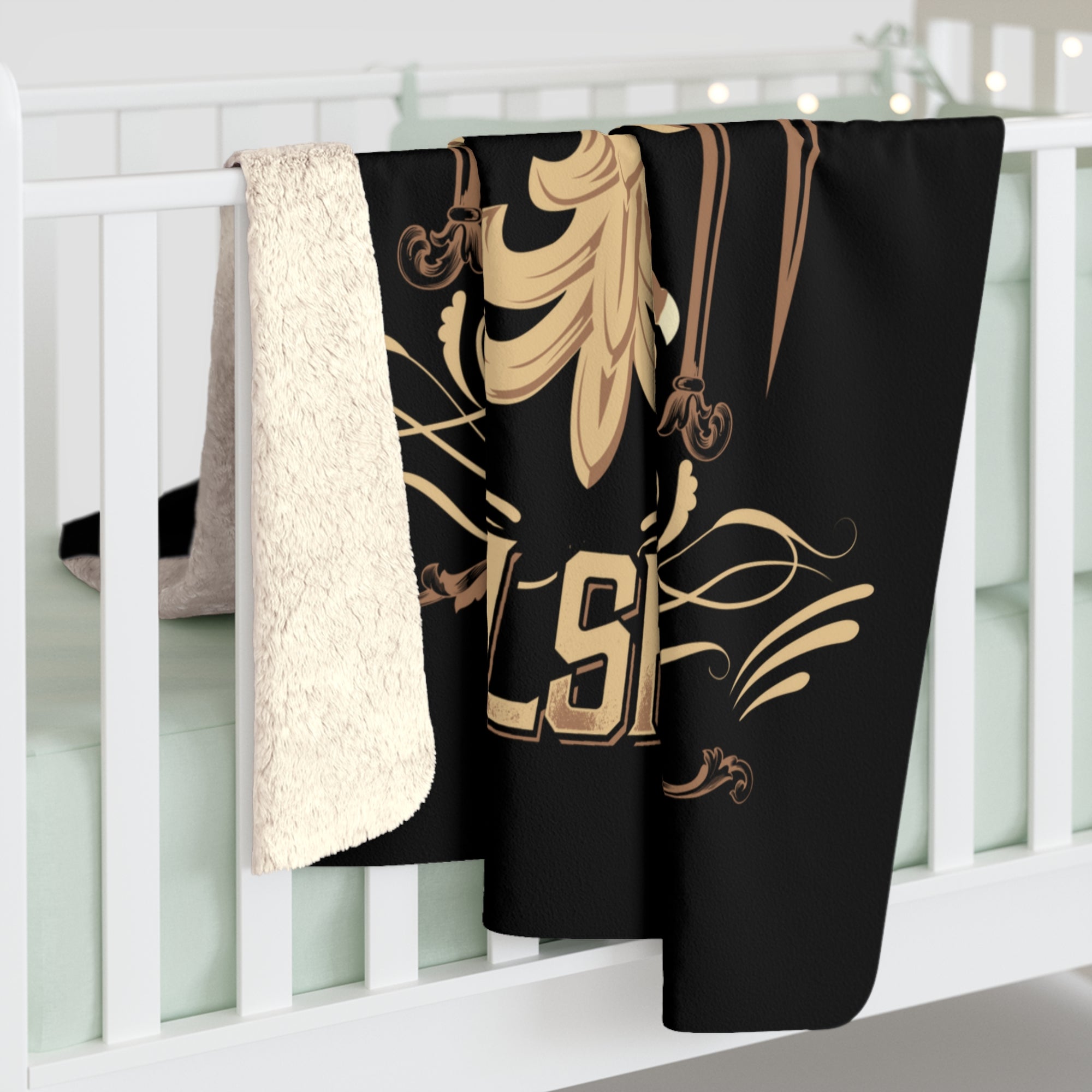 Polska Eagle Sherpa Fleece Blanket