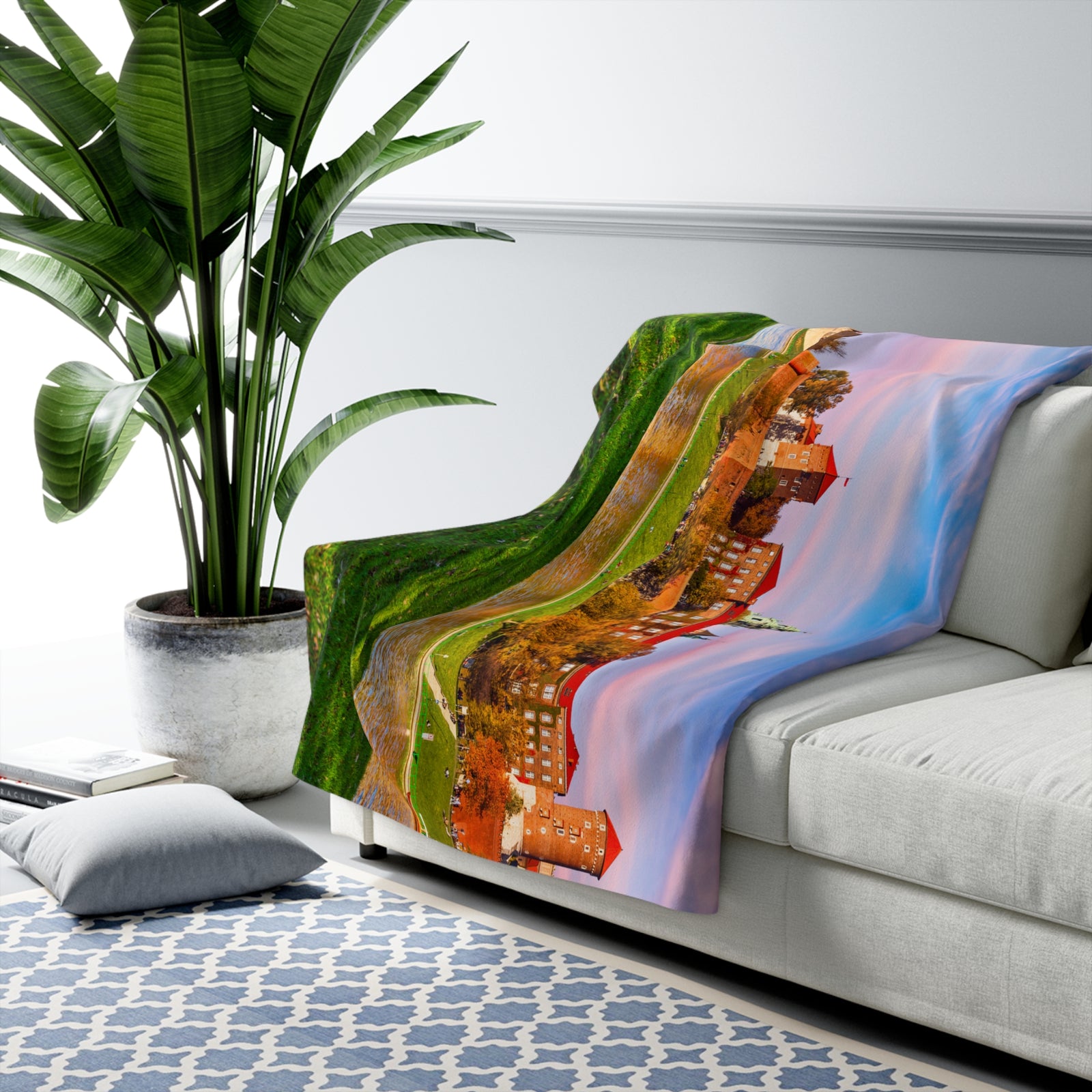 Wawel Castle Sherpa Fleece Blanket