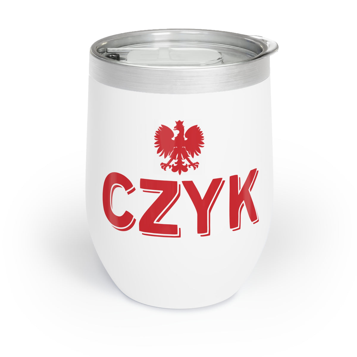 CZYK Polish Surname Ending Wine Tumbler