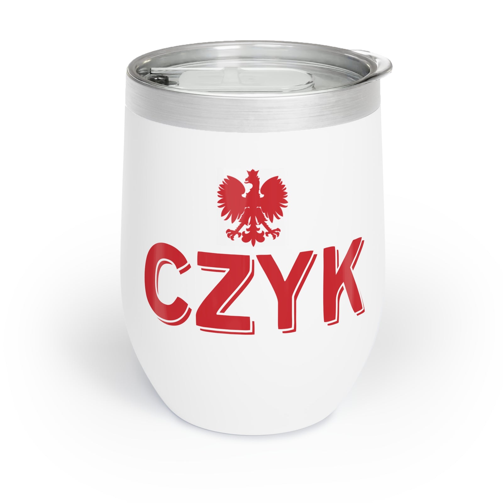 CZYK Polish Surname Ending Wine Tumbler
