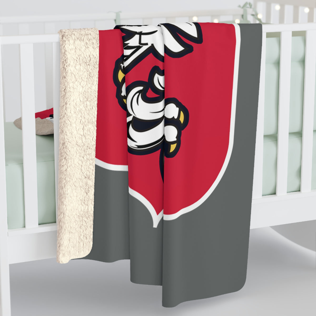 Poland Coat of Arms Sherpa Fleece Blanket