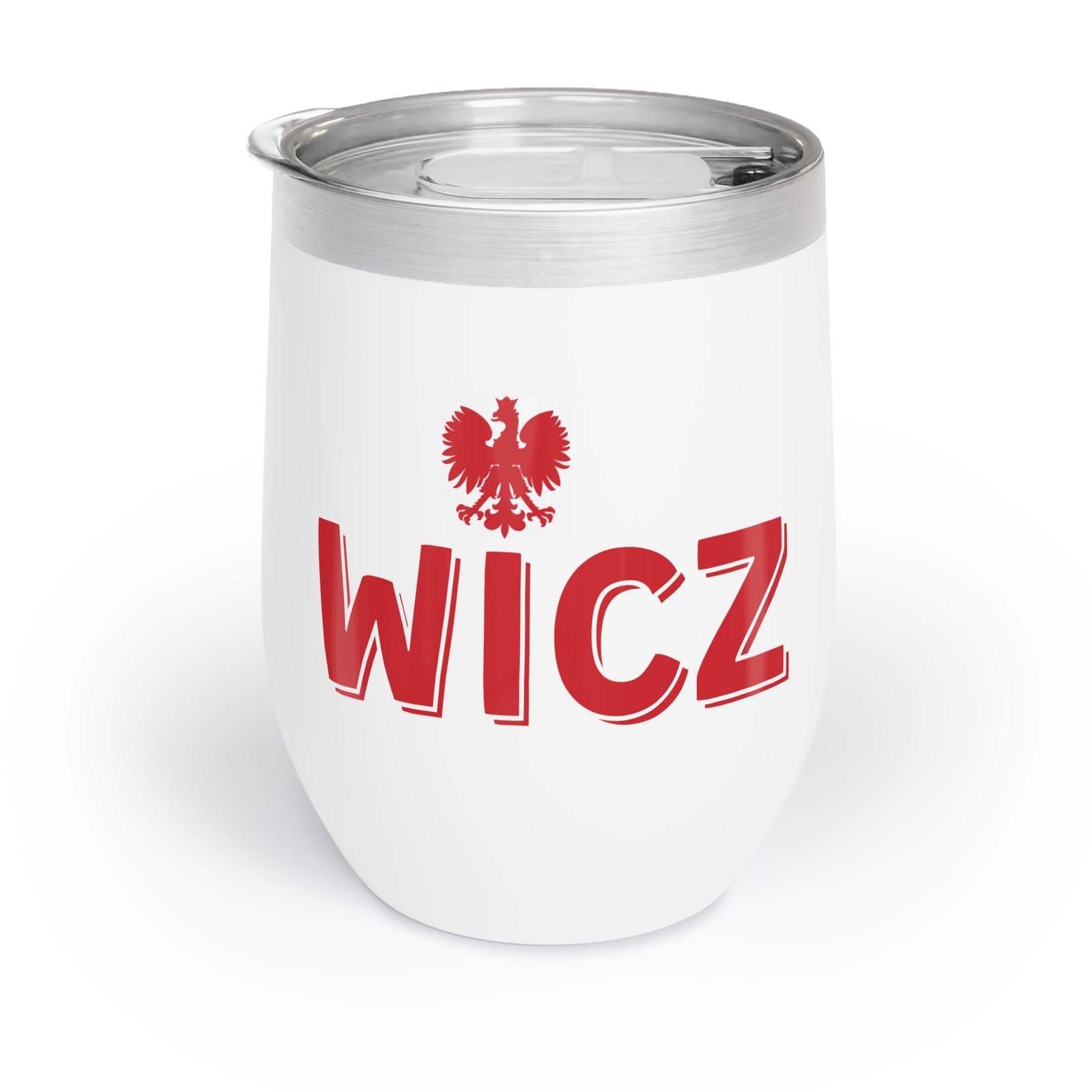 WICZ Polish Surname Ending Wine Tumbler
