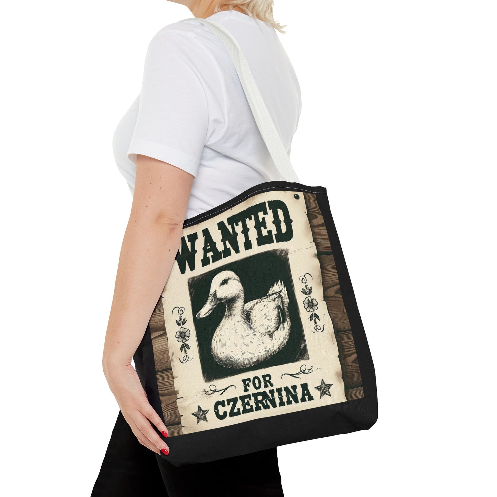 Funny Wanted Duck For Czernina Tote Bag