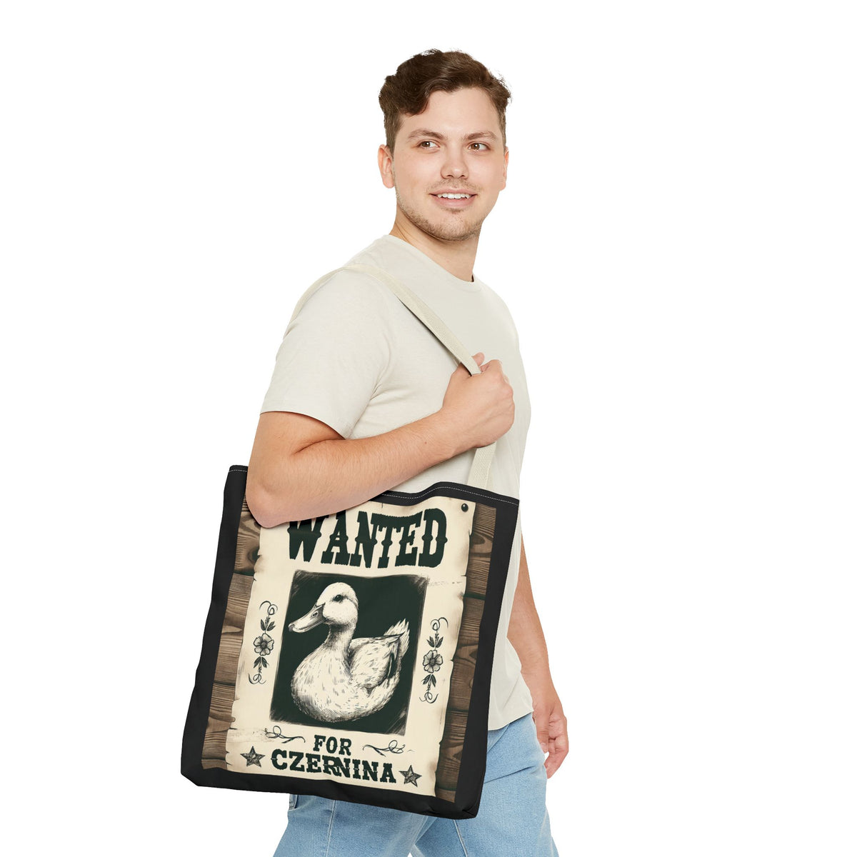 Funny Wanted Duck For Czernina Tote Bag