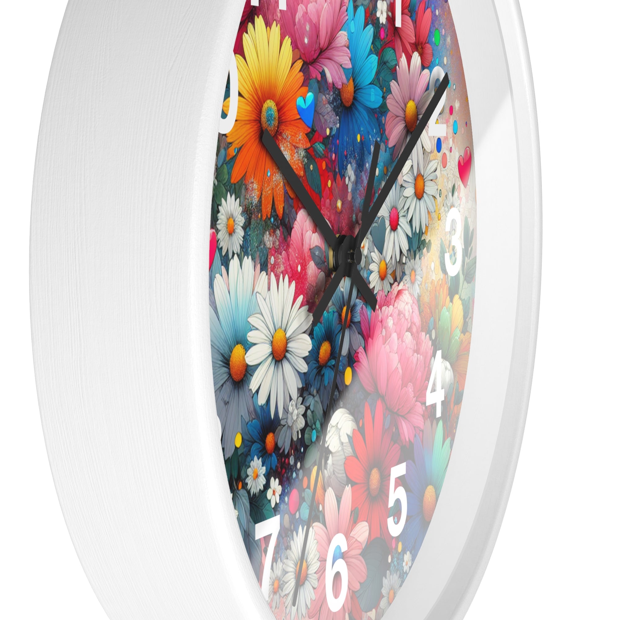 Blooming Floral Wall Clock