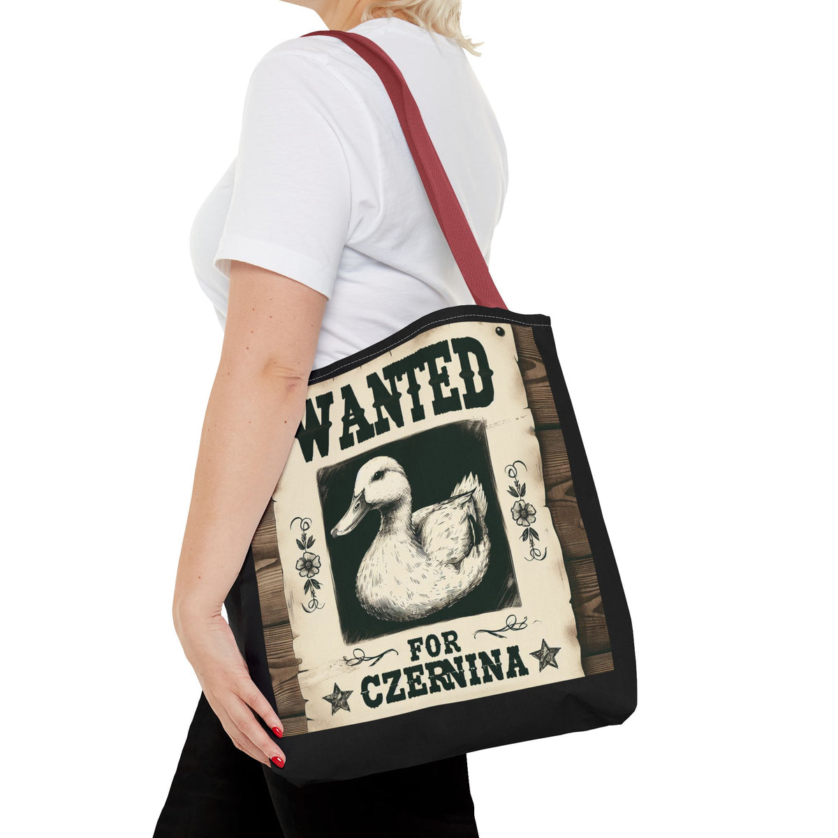 Funny Wanted Duck For Czernina Tote Bag