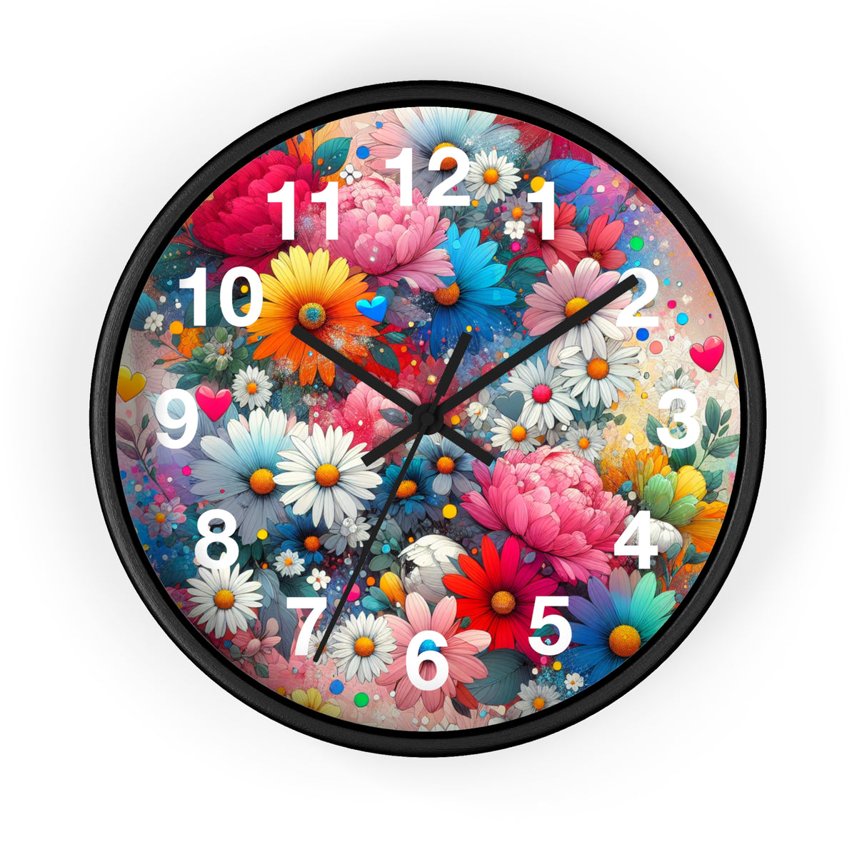 Blooming Floral Wall Clock