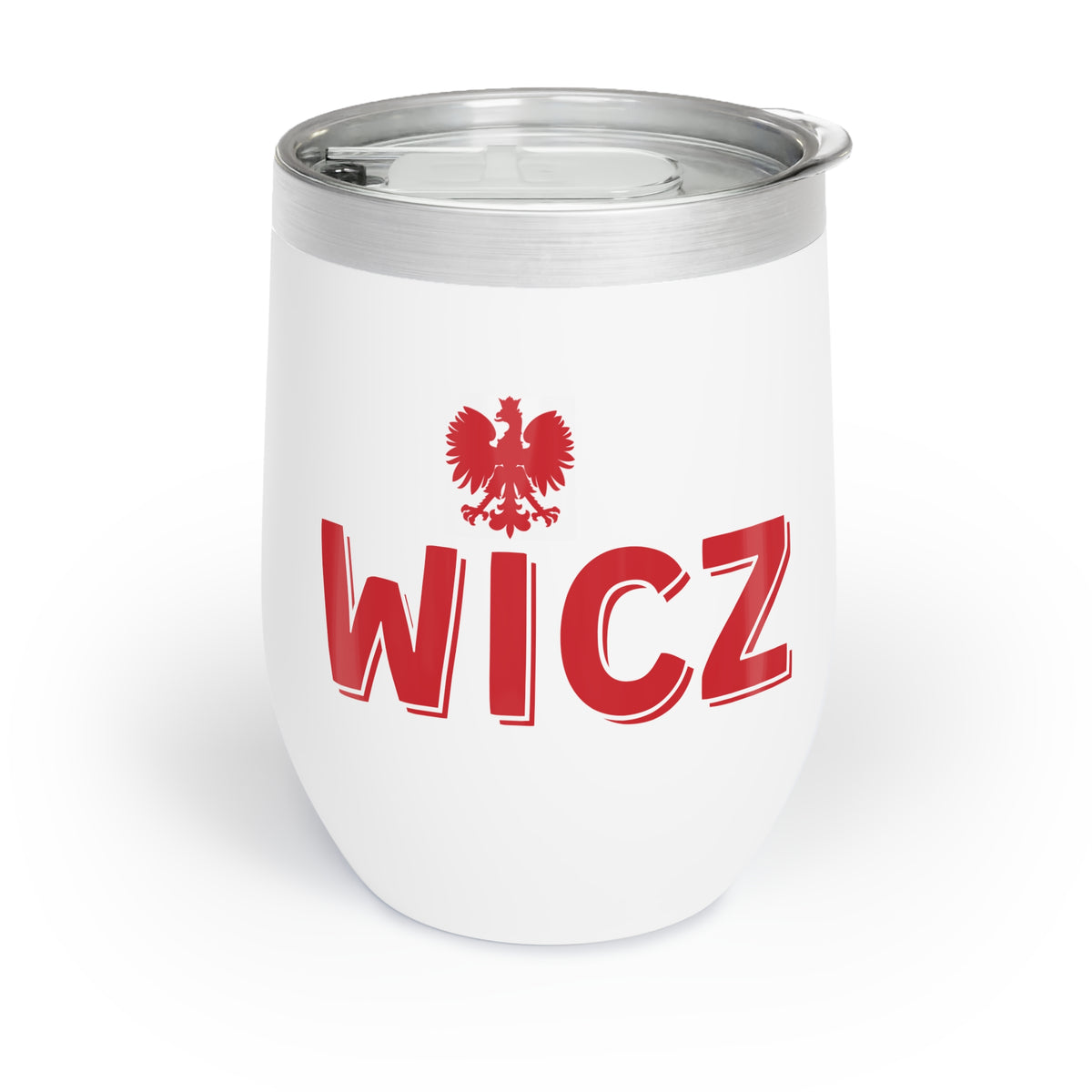 WICZ Polish Surname Ending Wine Tumbler