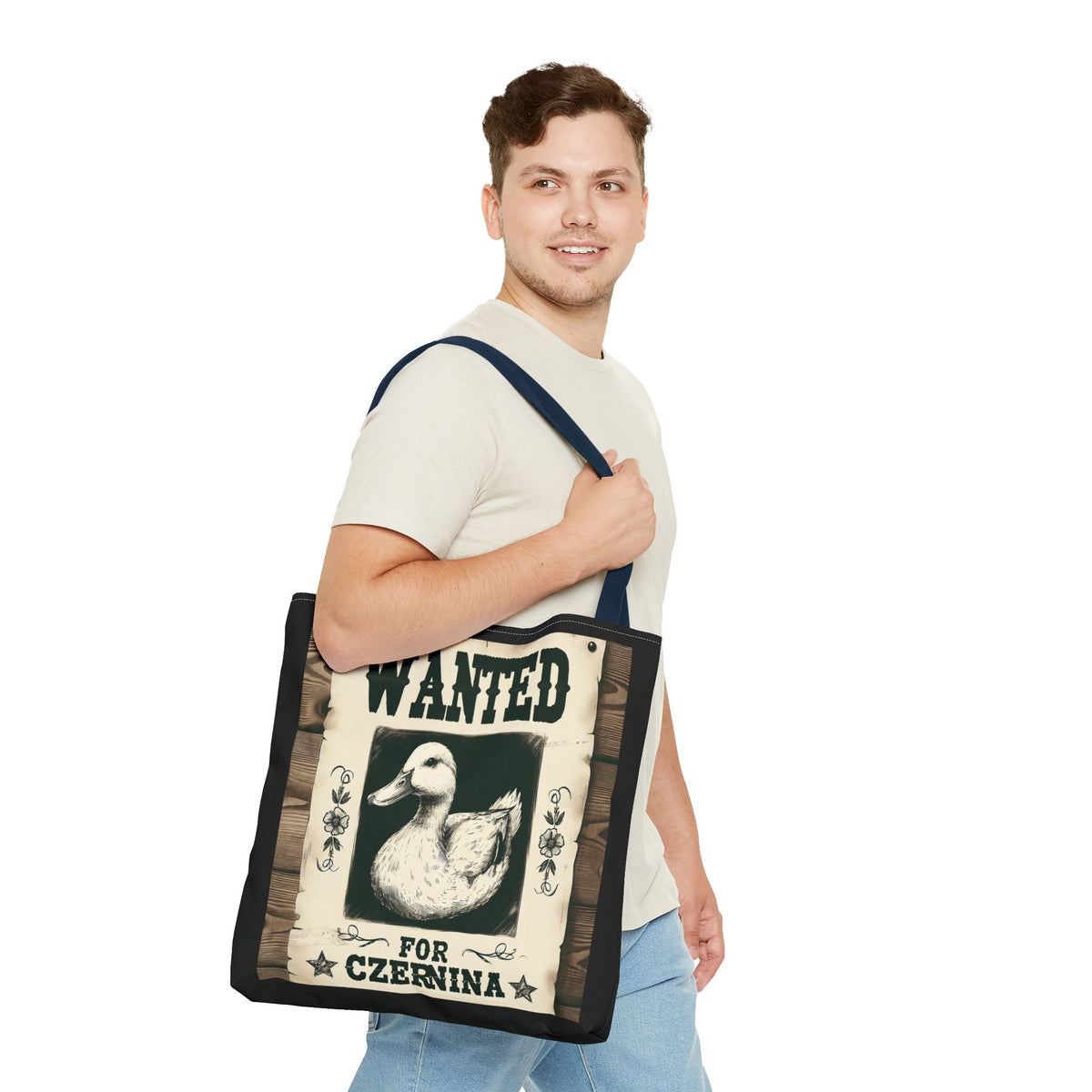 Funny Wanted Duck For Czernina Tote Bag