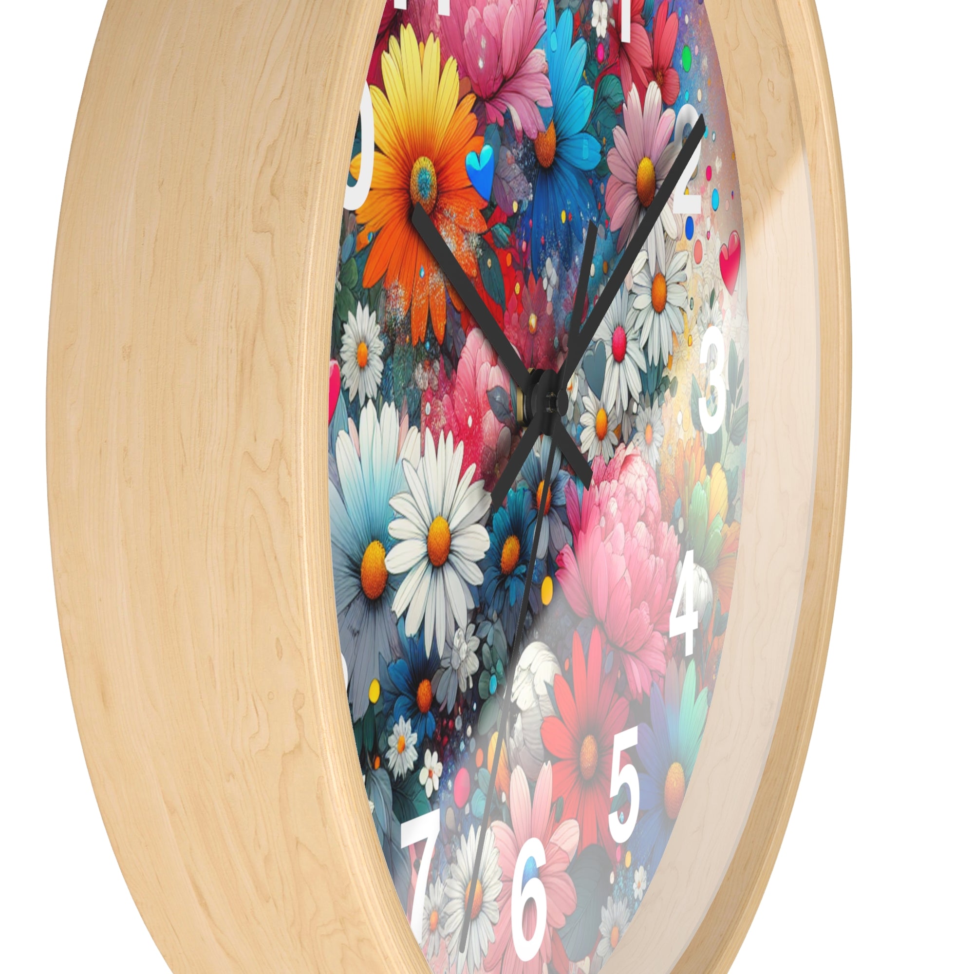 Blooming Floral Wall Clock