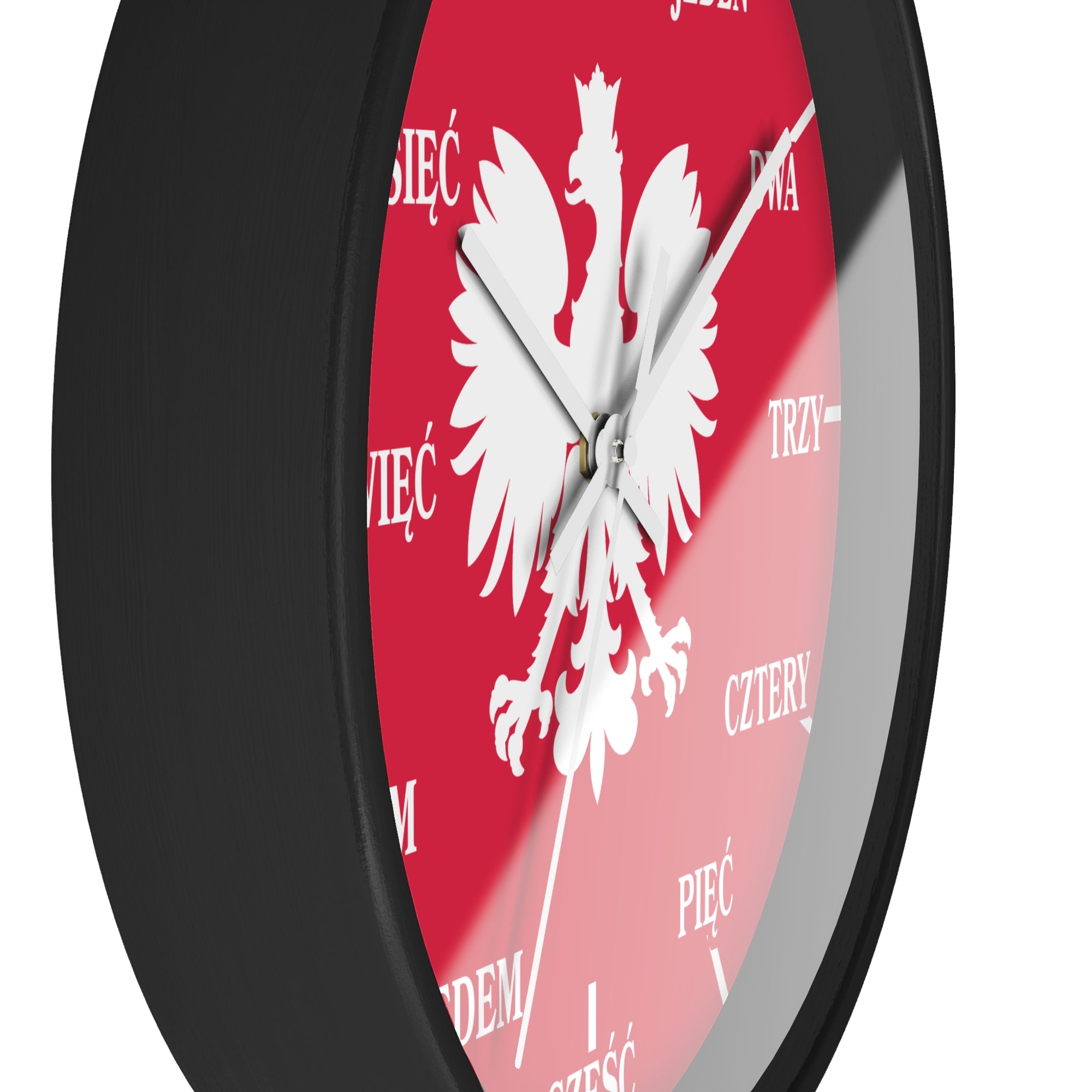 Polish Numbers Wall Clock