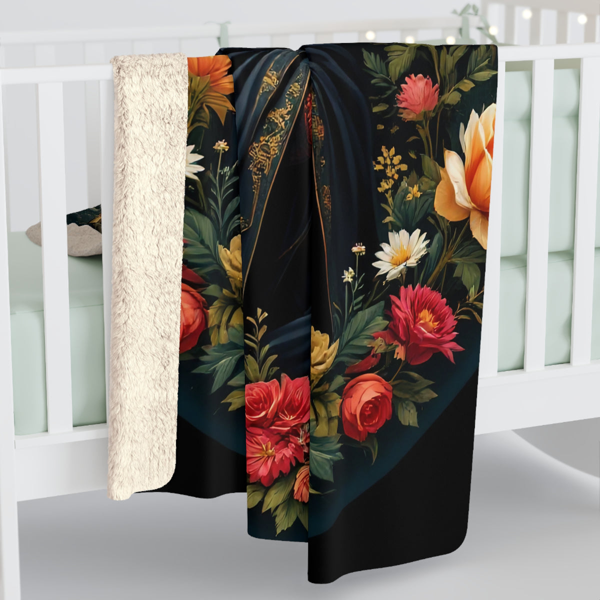 Religious Sherpa Fleece Blanket