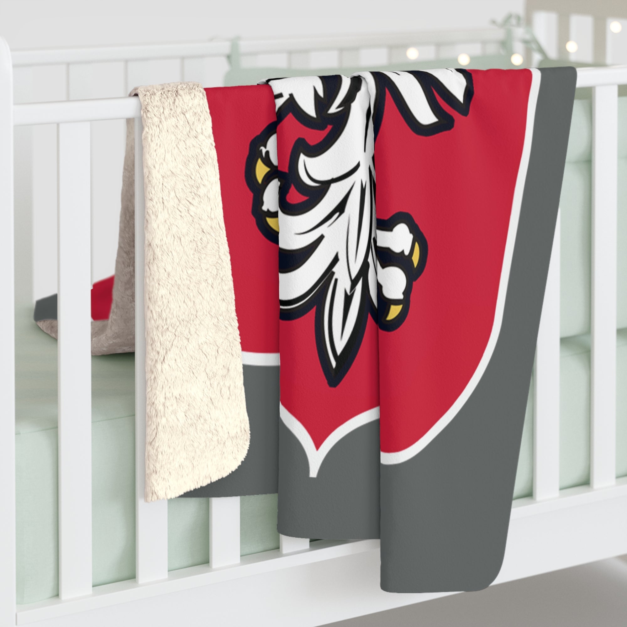 Poland Coat of Arms Sherpa Fleece Blanket
