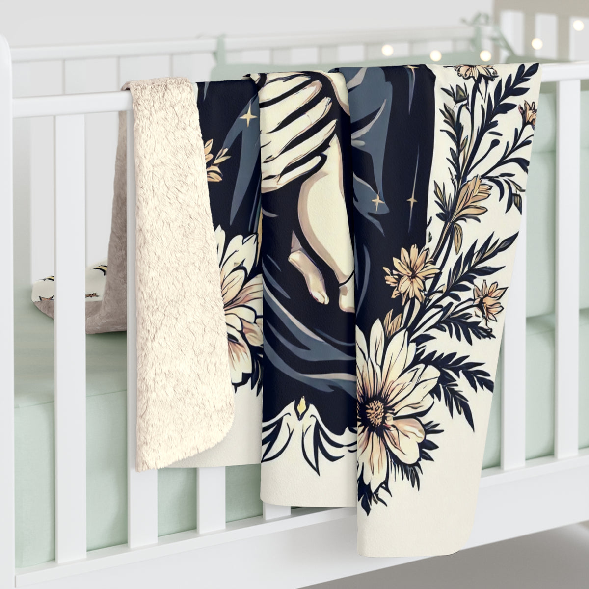 Mary &amp; Child Sherpa Fleece Blanket