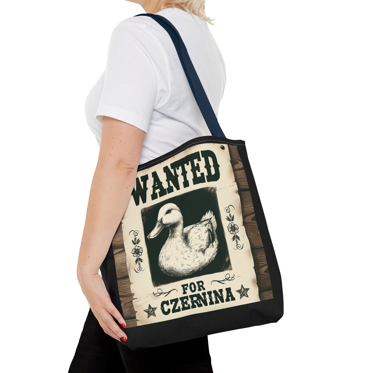 Funny Wanted Duck For Czernina Tote Bag