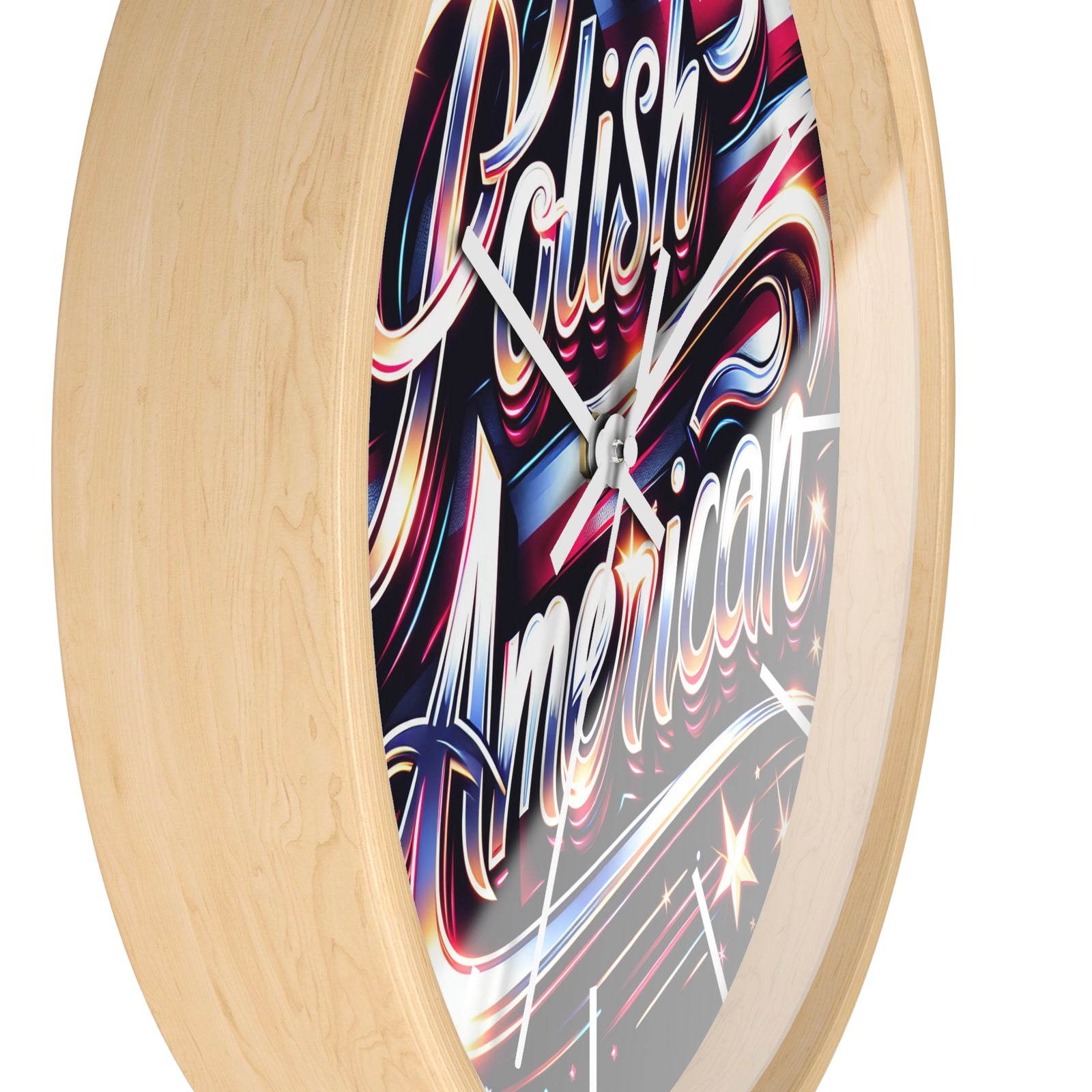Polish American Pride Wall Clock